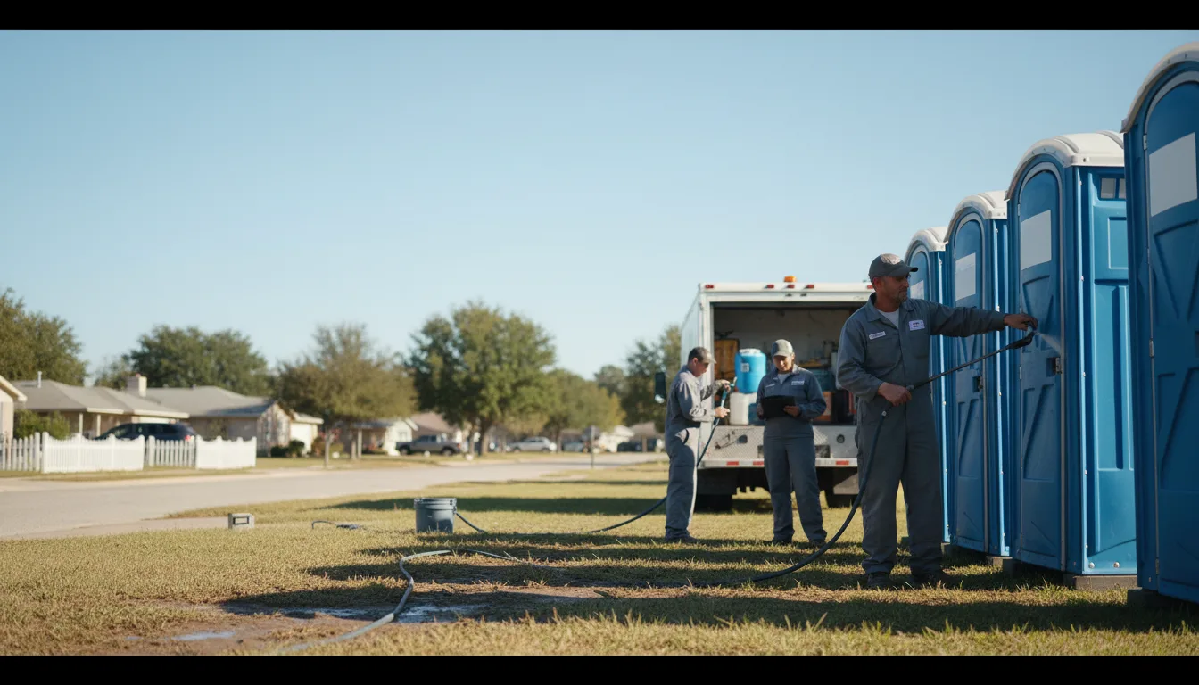 Long-Term Portable Toilet Rental in Glenwood, AL near me